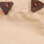 Load image into Gallery viewer, baby shalwar kamiz in handloom silk/ cotton with neon stitching
